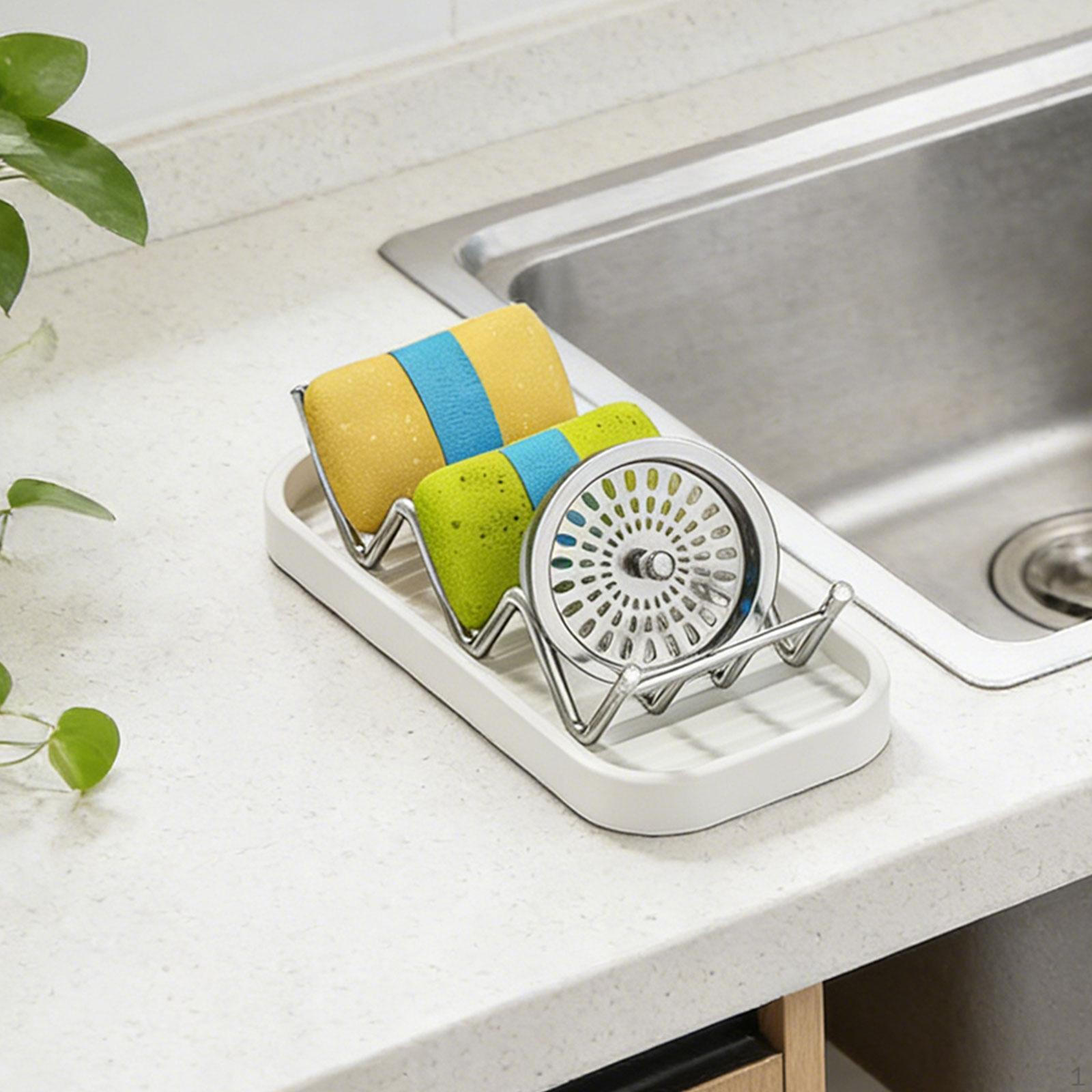 Soap Rack Stainless Steel Drain Tray, Laundry Draining Holder, Taco Holder for Home Kitchen
