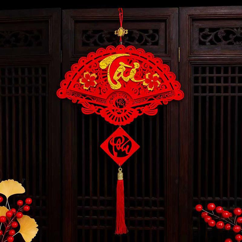 Vietnamese New Year Hanging Pendants With Tassel Window Door Party Hanging Ornament 2026 Spring Festival Home Decor Accessories