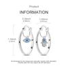 New 925 Sterling Silver Earrings Butterfly Turtle Wings Stars Moon Star Hoop Earring for Women Making Jewelry Gift