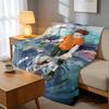 Throw High-Density Short Plush Blanket For Sofa Nap Air-Conditioned Room Soft Skin-Friendly Zankyou No Terror Anime