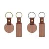 10 stuks blanco houten sleutelhangers Stevige blanco houten sleutelhangers Ornament Ontworpen Voor Graveer- En Knutselenthousiastelingen