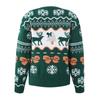 Women's Fashion Christmas Sweater Half Tall Neck Long Sleeve Sweater