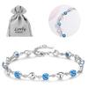 Women's Bracelet Heart of Hearts Chain Silver