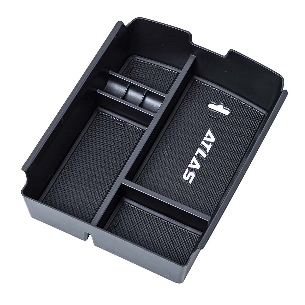 Center Console Organizer Tray For VW Volkswagen Atlas Accessories 2018 2019 2020 2025 2025 2025 Armrest Storage Glove Box