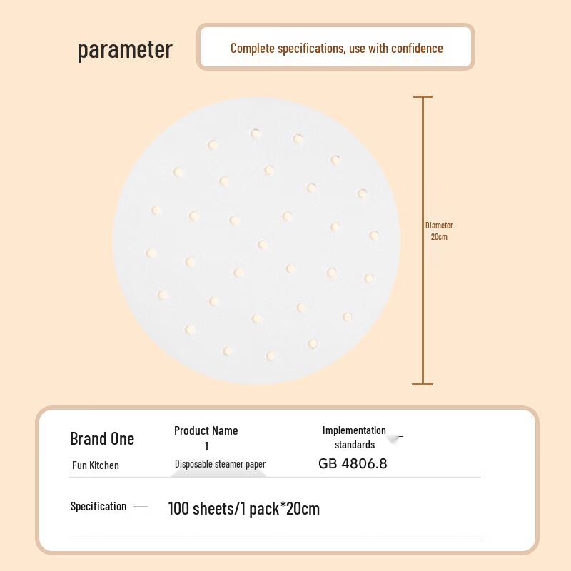 Food Grade Steamer Paper Liners