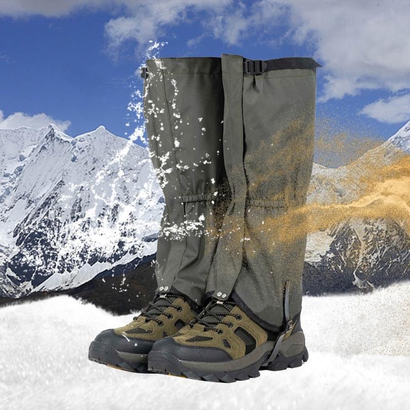 Waterproof Leg Gaiters Adjustable Snow Boot Gaiters Warmer Shoes Cover for Hiking, Walking, Hunting, Mountain Climbing