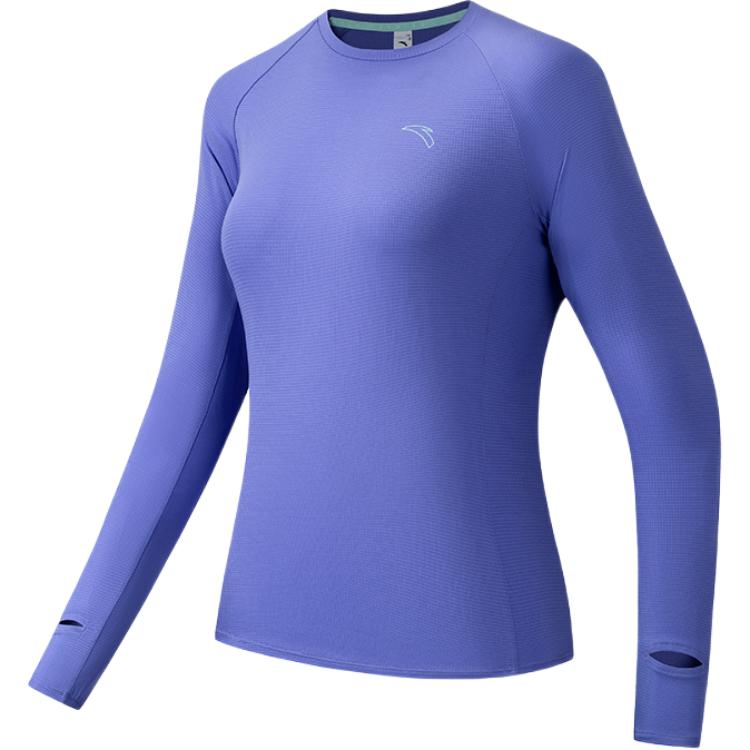 

Anta Breathable Round Neck Simple Versatile Casual Long Sleeve T-Shirt Women Tops 962615401-1 2XL