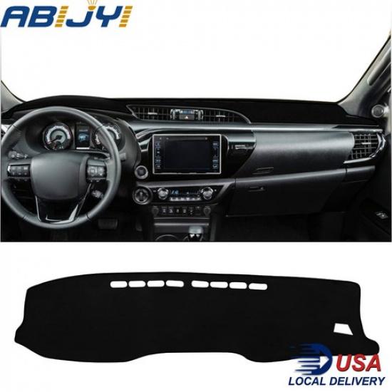 Non-Slip Dashmat Dash Cover Dashboard Mat Interior Pad For Toyota Hilux SR5