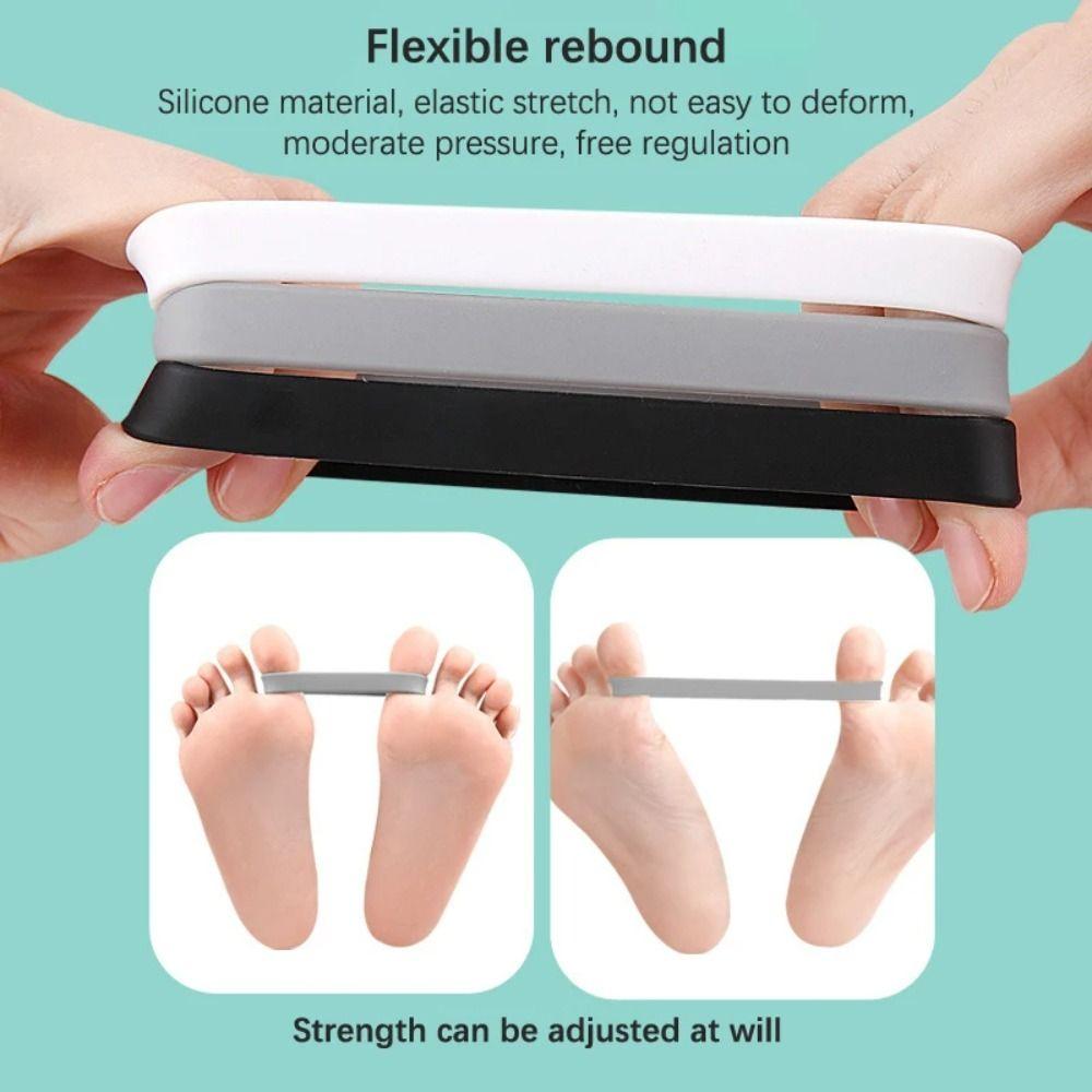 Elastic Toe Valgus Corrective Belt Silicone Thumb Straightening Strap  Pedicure
