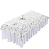 1PC Beauty Salon Skin Friendly Flower Printed 76x190cm Bed Sheets for All Seasons with Holes Spa Massage
