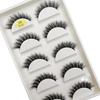 Natural 3D Mink False Eyelashes Makeup Fake Eye Lashes Faux Cils Make Up Beauty Tools Wholesale 5 Pairs X08 X01 H13 Cat