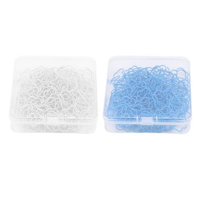 100 Pcs Cloud Shaped Paper Clips Cute Fun Decorative Iron Bookmarks Planner Clips with Transparent B