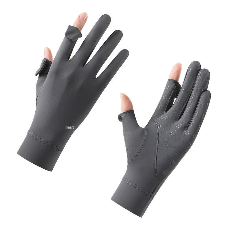 Women's UV Protection Ice Silk Touchscreen Gloves for Outdoor Cycling and Driving - Non-slip, Lightweight, Summer Wear