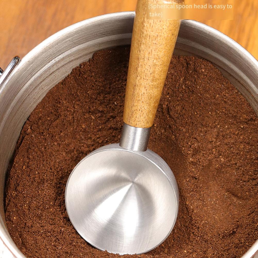 Coffee Measuring Spoon Stainless Steel Spoon Travel-Friendly Versatile Usage 12g Coffee Scoop Ergonomic Design