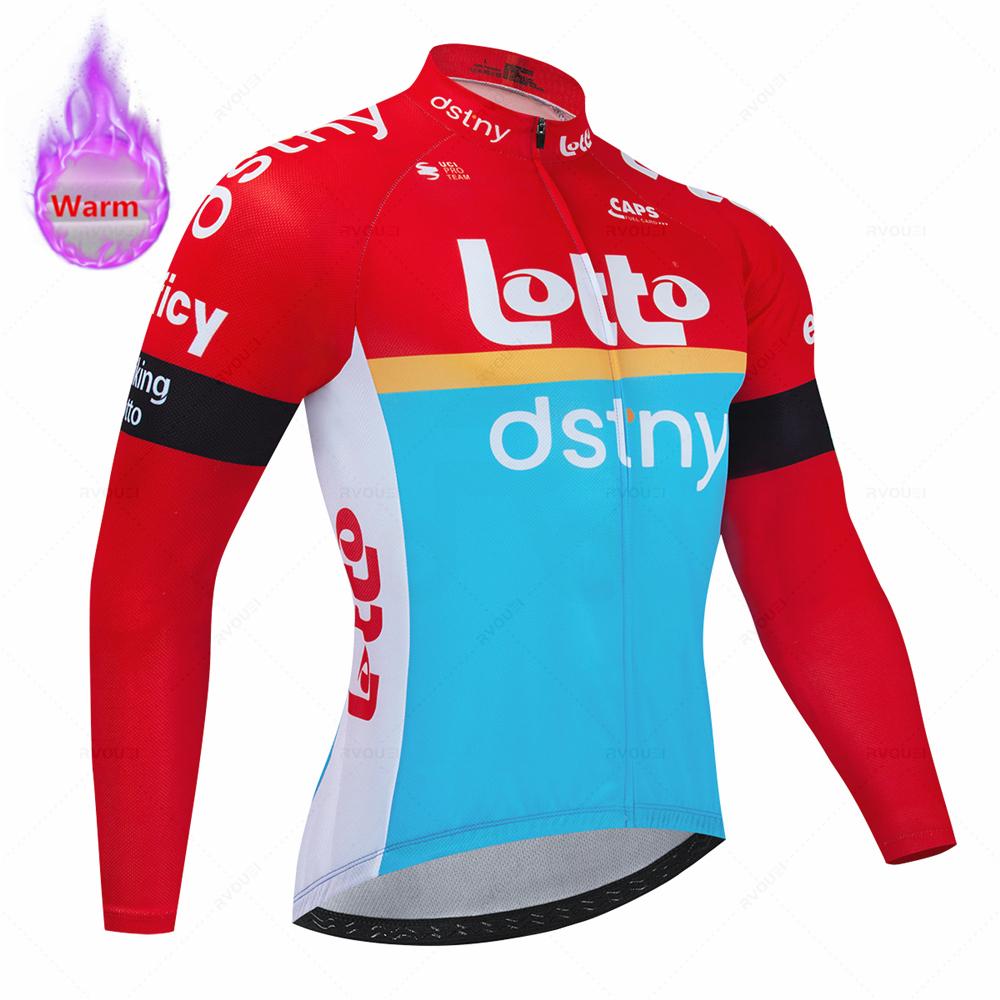 2026 Lotto Zimní cyklistický dres Set Ropa Ciclismo Termální fleece Bicicleta Oblečení MTB Cyklistický závodní dres Oblečení na silniční kolo