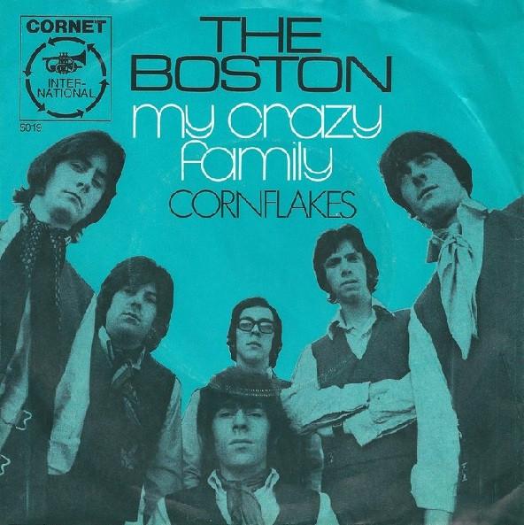 7inch Record BOSTON - My Crazy Family 5019 Cornet 1967 Germany Rock Used