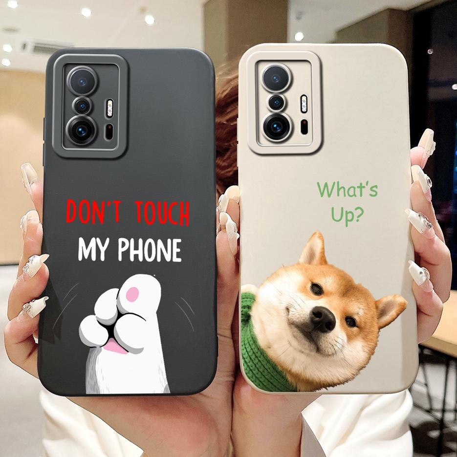 For Xiaomi 11T Pro Case Cute Dog Cartoon Cover Soft Silicone Phone Cases For Xiaomi Mi 11T Pro Mi11T 11TPro Fundas 6.67'' Bumper