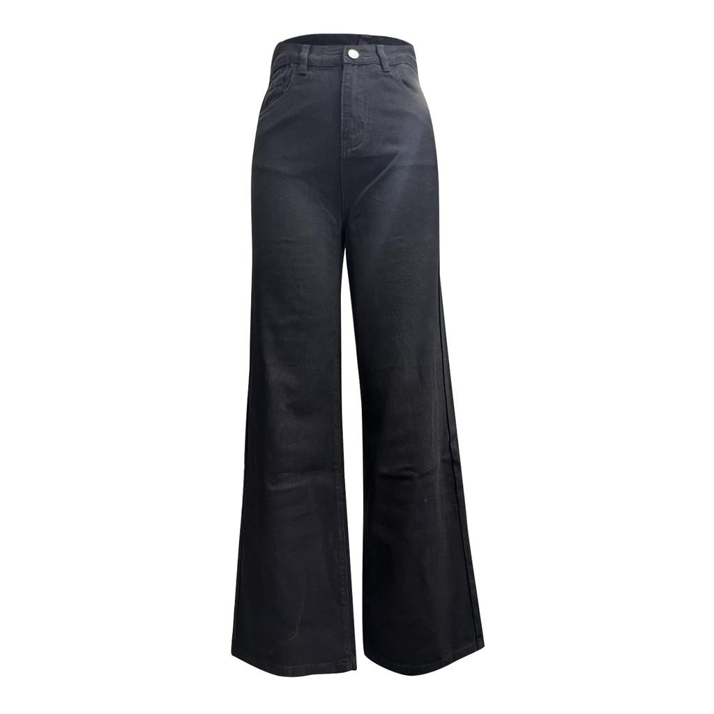 Women's Denim Classic Versatile High Waist Fashionable Trousers