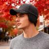 Autumn Winter Velvet Warm Cap Middle-Aged and Elderly Ear Protection Cotton Cap Men's Baseball Cap