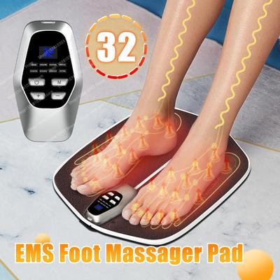 EMS Foot Massager Pad Electric Muscle Massage Relaxation Improve Blood Circulation Massager Pads Foot Acupoints Massage Mat
