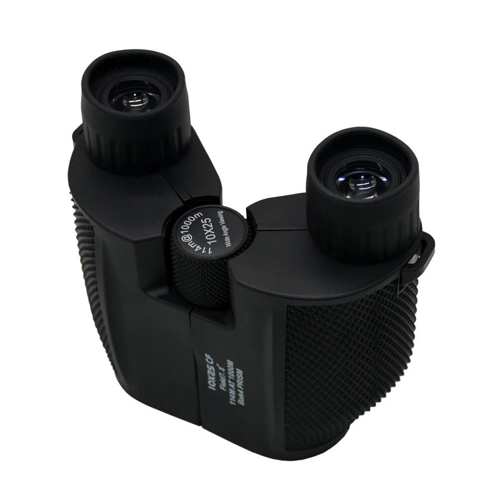 Free Shipping High Times 10X25 HD All-optical Green Film Waterproof Binoculars Telescope for Tourism Binoculars Hot Selling