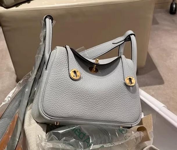 2025 New Style Womens Bag Real Leather Single Handle Tote Bag Top Handle Bag All-Match Lindy Bag Doctors Bag Mini