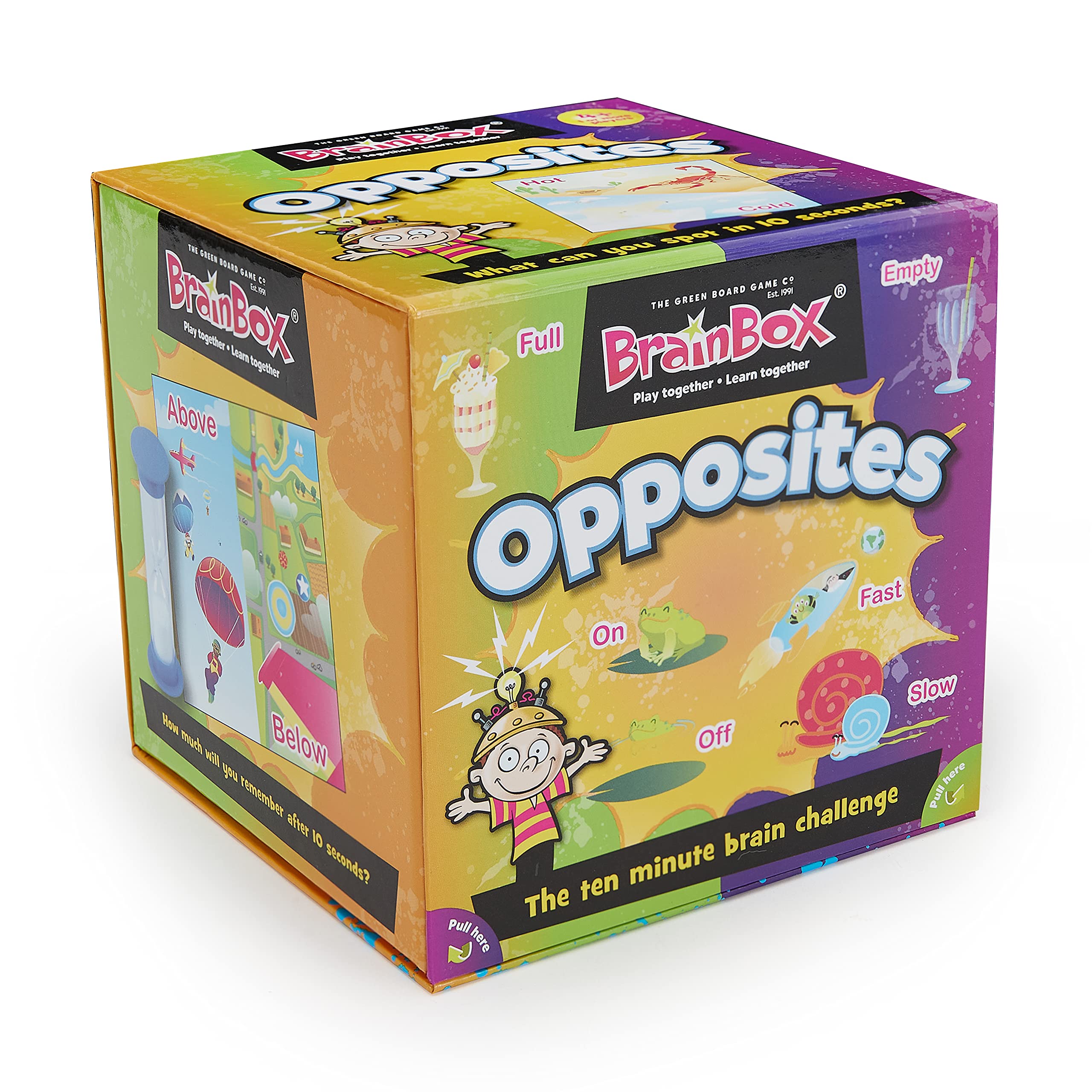 

Зеленые настольные игры Brain Box Английская карточная игра Opposite Words Edition Opposites Multicolor