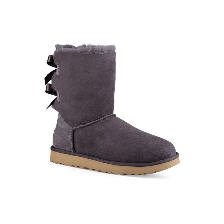 UGG Cizme de zăpadă Bailey Bow Ii Plush Cizme de damă Violet Gri 1016225-NHT