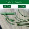 3 Set Half Round Plant Support Pile Removable Bonsai Fixing Rod Durable Climbing Vines Stake