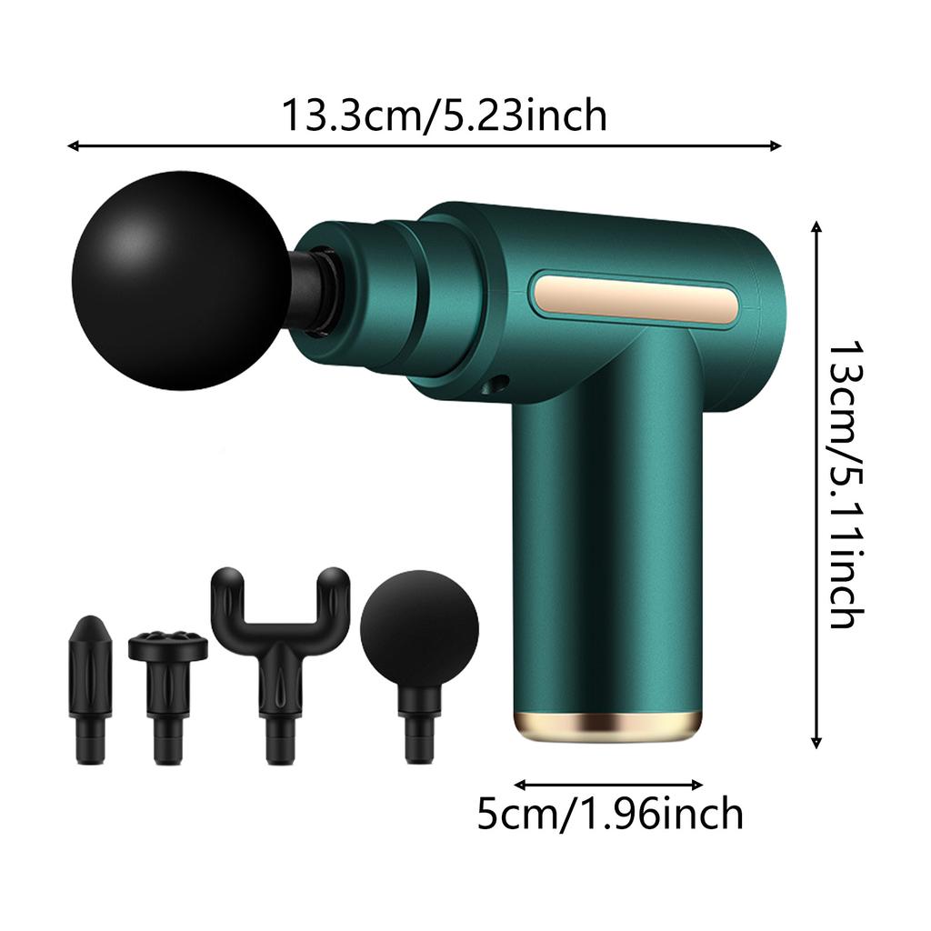 Mini Fascia Massage Gun Powerful Mini Deep Tissue Massage Gun for Muscle Recovery & Pain Relief