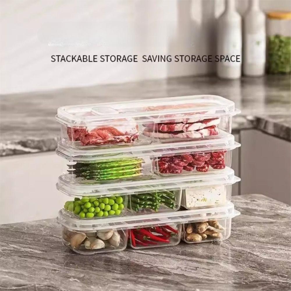 Multifunctional Refrigerator Storage Box Fresh Preservation Fridge Storage Bin  Kitchen Organizer