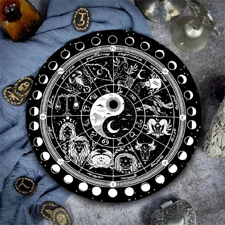 Healings Stone Energy Generators Altars Tarots Symbol Moonphase Altars Tarots Card Pad Dowsing Pendulums Ceremony Mat