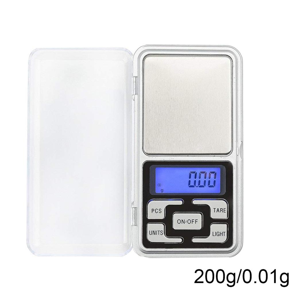 LCD Digital Turntable Stylus Force Gauge Scale 0.01g with 5g Calibration Weight Electronic Blance with Blue Backlight