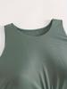 2025 Plus Size European & American Solid Color Bikini Top for Chubby Girls