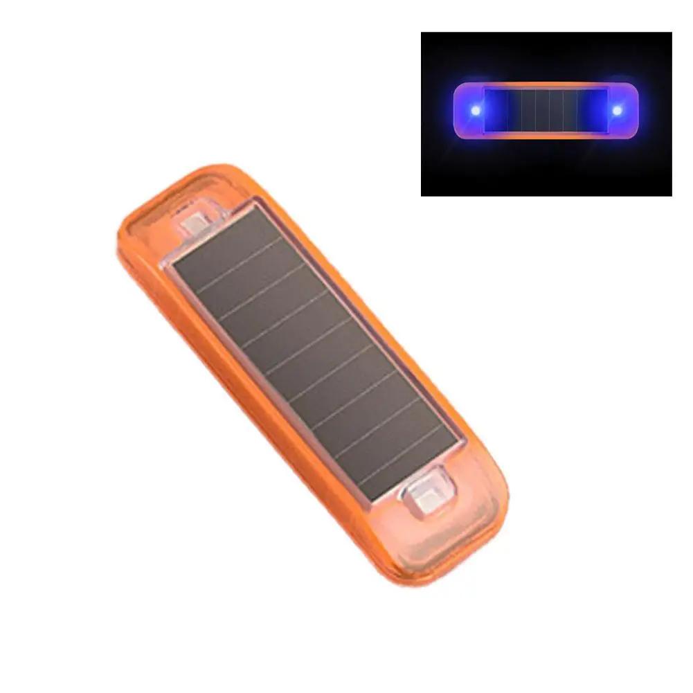 

Mini LED Solar Power Car Warning Light Night Security Simulated Solar Alarm Wireless Caution Alarm Car Anti-Theft Lamp Powe L0B6