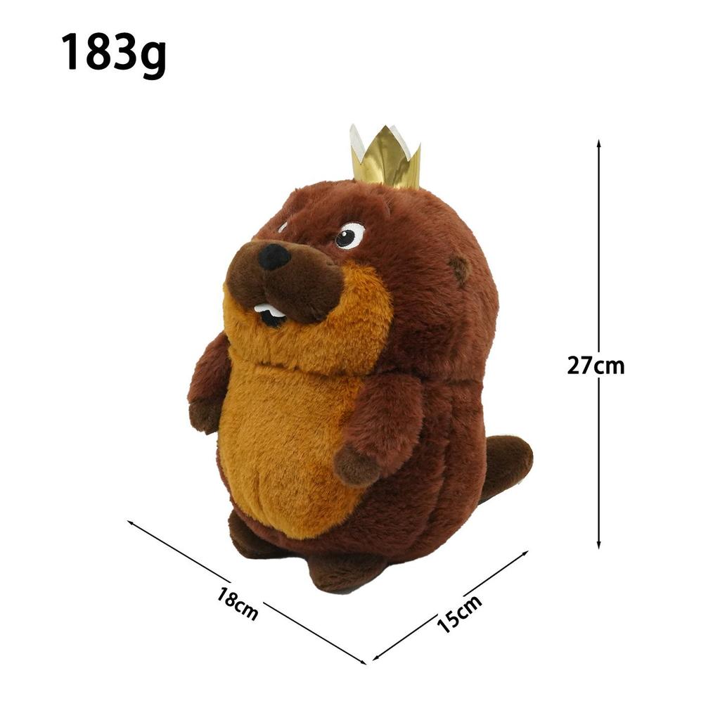NewHoppers Plush Beaver Lizard Transforming Toy Figure