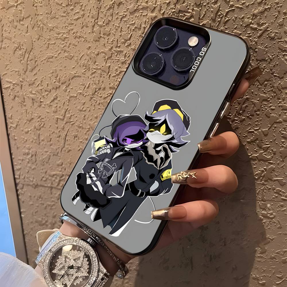 M-Murder Drones Uzi N V J Pouzdro na telefon Pro iPhone 17,16,15,14,13,12,11,Pro,XS,Max,Plus,Mini,SE4,E Černý Matný Nárazuvzdorný Kryt