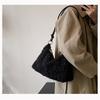 New Autumn Winter Lambswool Shoulder Crossbody Bag For Women Large Capacity Plush Handbag Fashi Messenger Bag Casual Hobo Bag