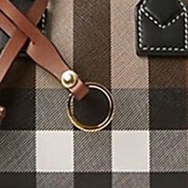 Burberry Cow Leather Bowling Bag, Shoulder Bag, Crossbody Bag, Handbag Mini Women's Brown 80696631