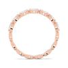 Swarovski Vittore Artificial Crystal Rings Womens Rose Gold Tone Plated
