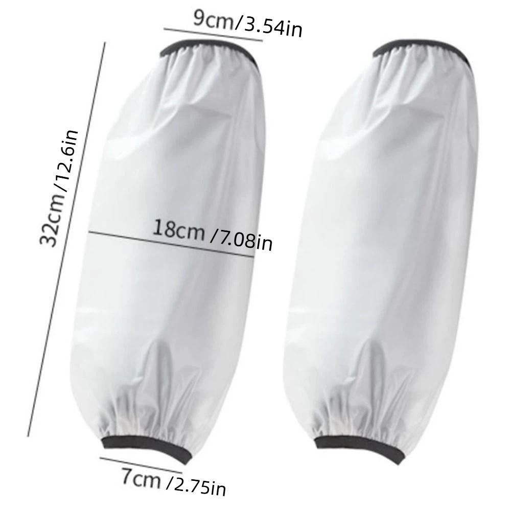 Elastic Cuffs Waterproof Oversleeves TPU Oilproof Oversleeves Forearm Protector  Pet Grooming