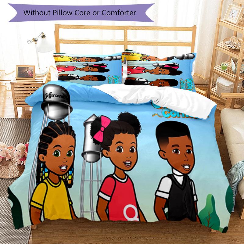 3pcs Gracie's Corner9 pattern bedding set duvet cover set includes duvet cover &pillowcases, perfect all season bedroom decoration & gift
