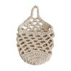 Storage Basket with Handle Wall Hanging Plant Baskets Hand-Woven Cotton Rope Planters for Fruits Plants