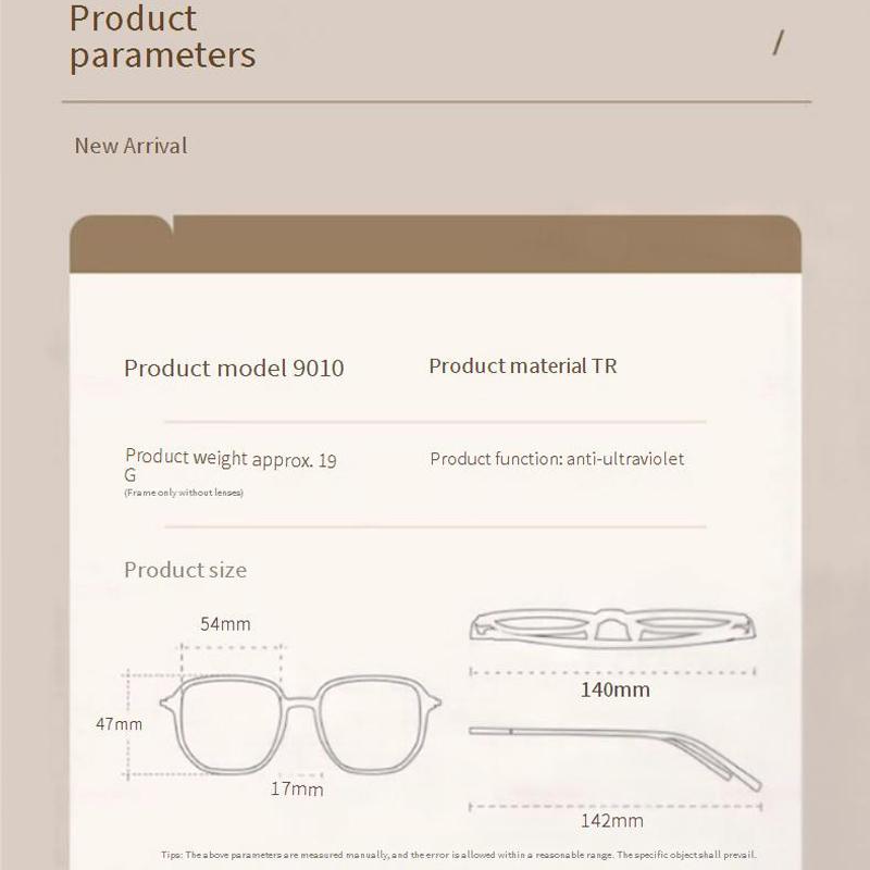 Cat-Eye Anti-Blaulicht-Brille Herren Trendige Kurzsichtigkeitsbrille Brillengestell mit Augenlinsen Flache Lichtbrille Damen M9010