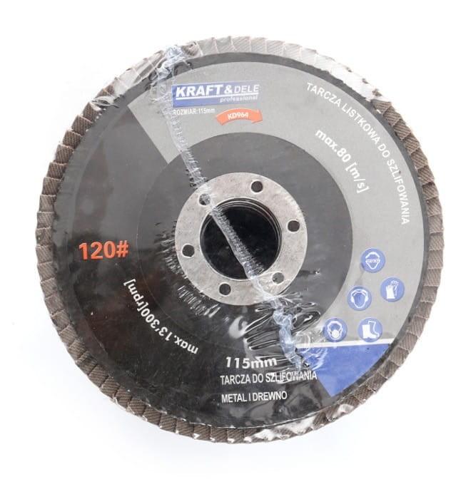 Tarcza listkowa 115mm P60 KD961
