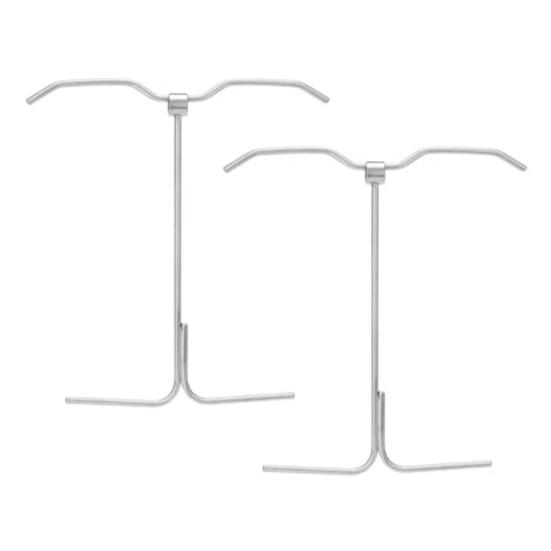 Gancho Pendurador de Peru para Pit Barrel Cooker Aço Inoxidável Rack para Fritadeira de Peru para Cozinhar ao Ar Livre Churrasco no Pátio Festa de Acampamento