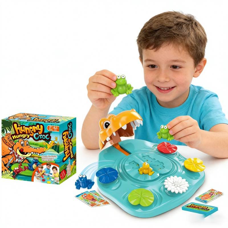 Hungry Croc Chomp Interactive Family Game With Plastic Materials For Kids Cognitive And Motor Skills Development