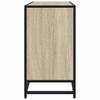 Bathroom Vanity Cabinet Sonoma Oak Finish 65 X 33 X 60 Cm Particleboard