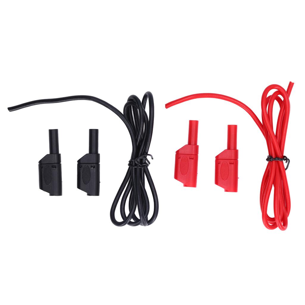 Banana Test   4mm Male To Male 32A 1000V Red Black Set Kit for Battery Electricity