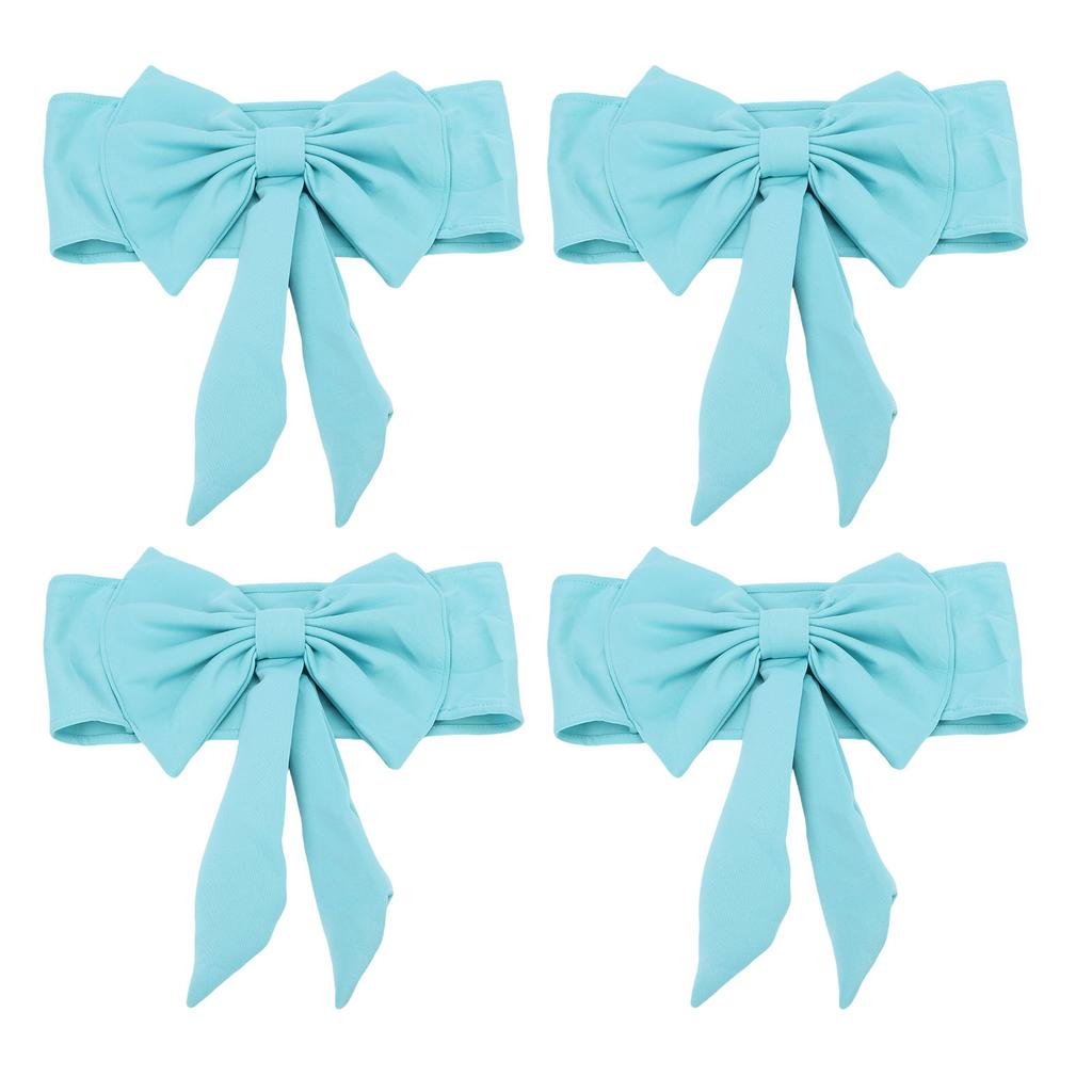10pcs Chair Sashes for Wedding Elastic Chair Bows Sashes Decorative for Party Ceremony Reception Banquet Decorations